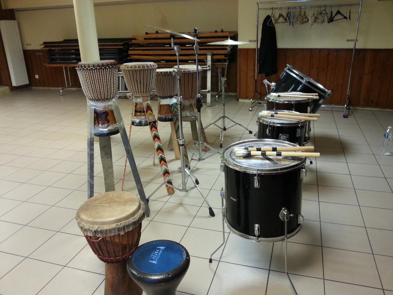 Journée créative et festive du 27/11/2016  Percussions