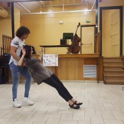 Nos 2 beaux danseurs en démo!