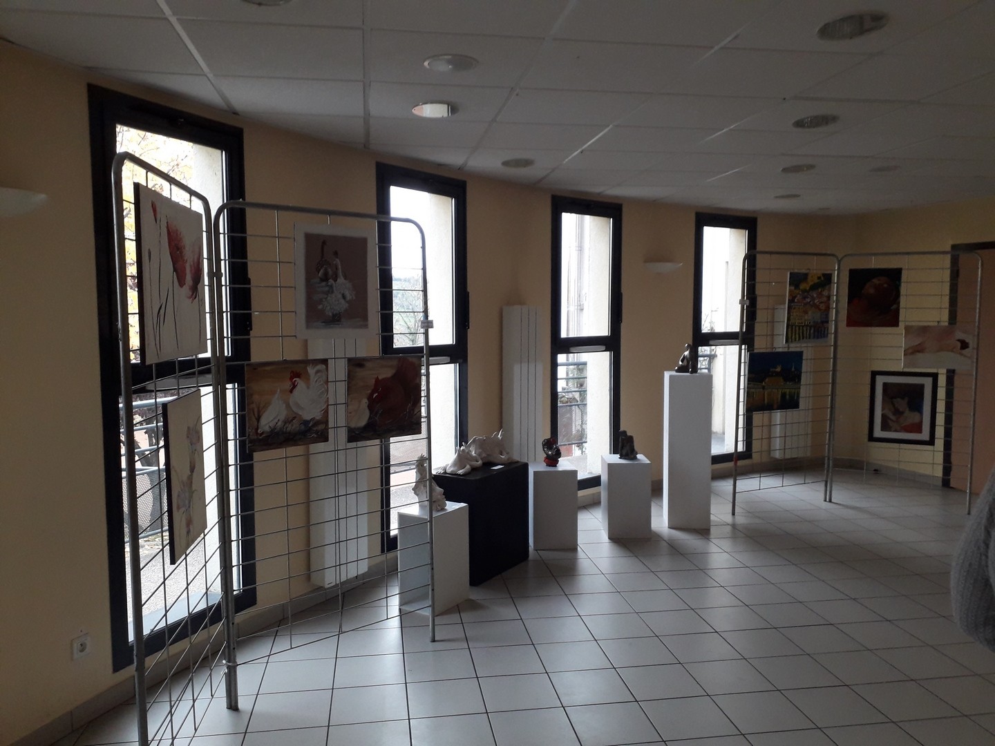 Exposition d'oeuvres d'artistes locaux