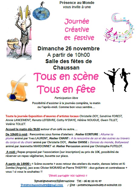 affiche journée festive