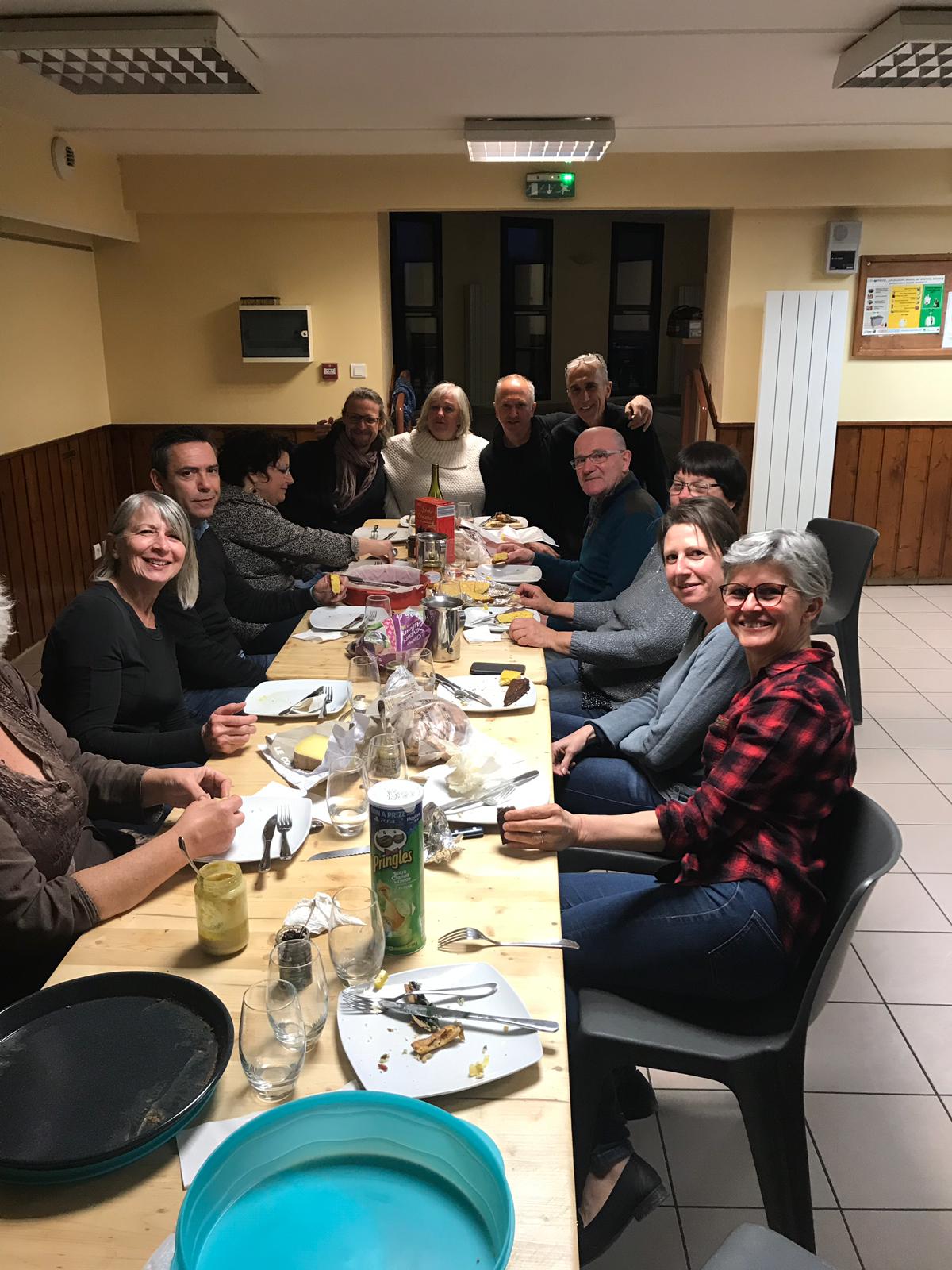 Repas avec Jocelin Morisson avant la conférence