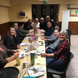 Repas avec Jocelin Morisson avant la conférence