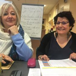 Béatrice et Martine à l'accueil!