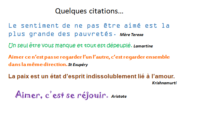 Quelques citations