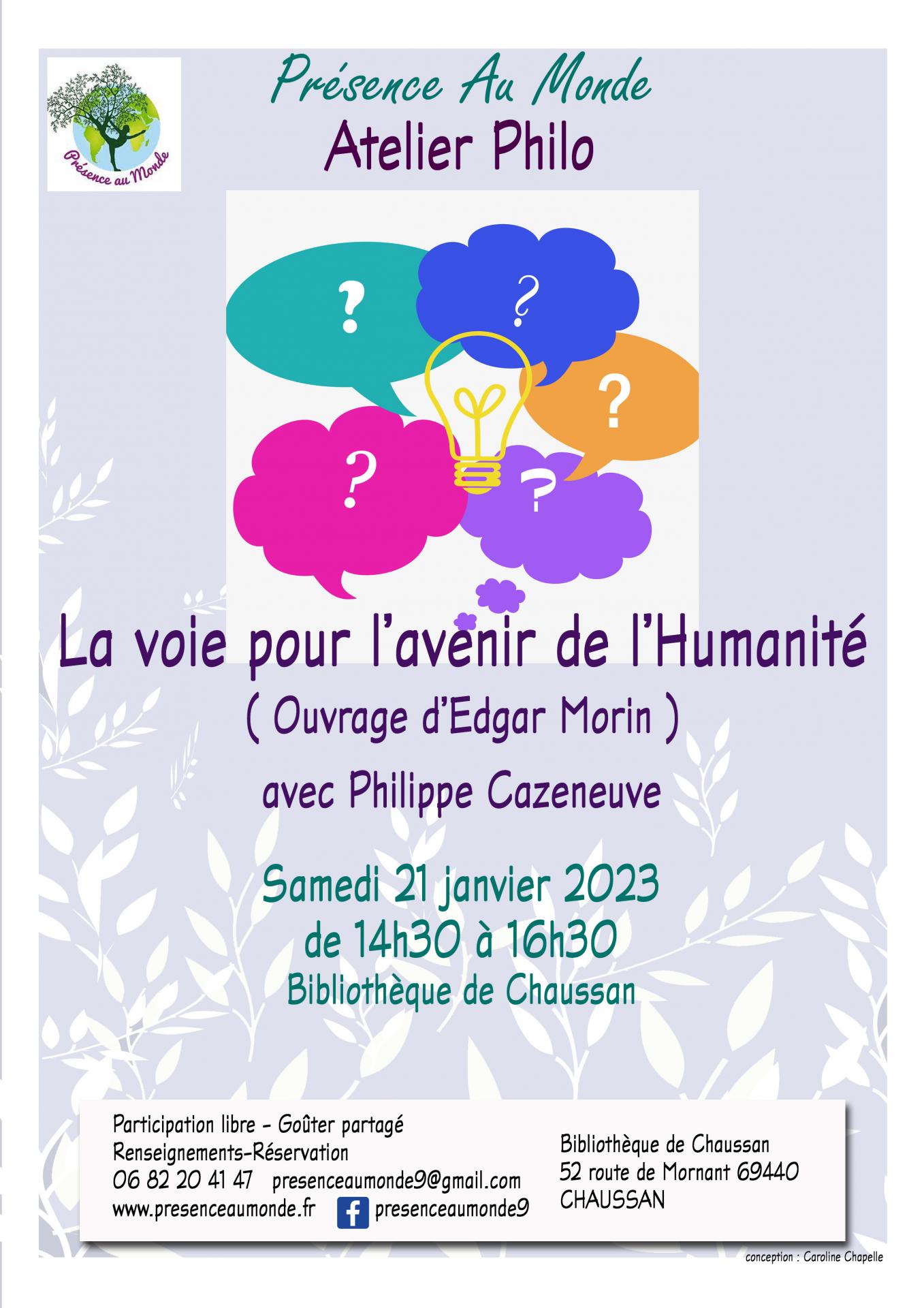 Affiche atelier philo 2