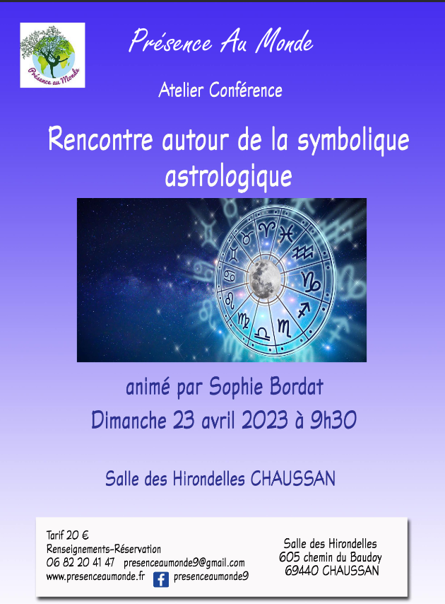 Affiche conference atelier du 23 avril