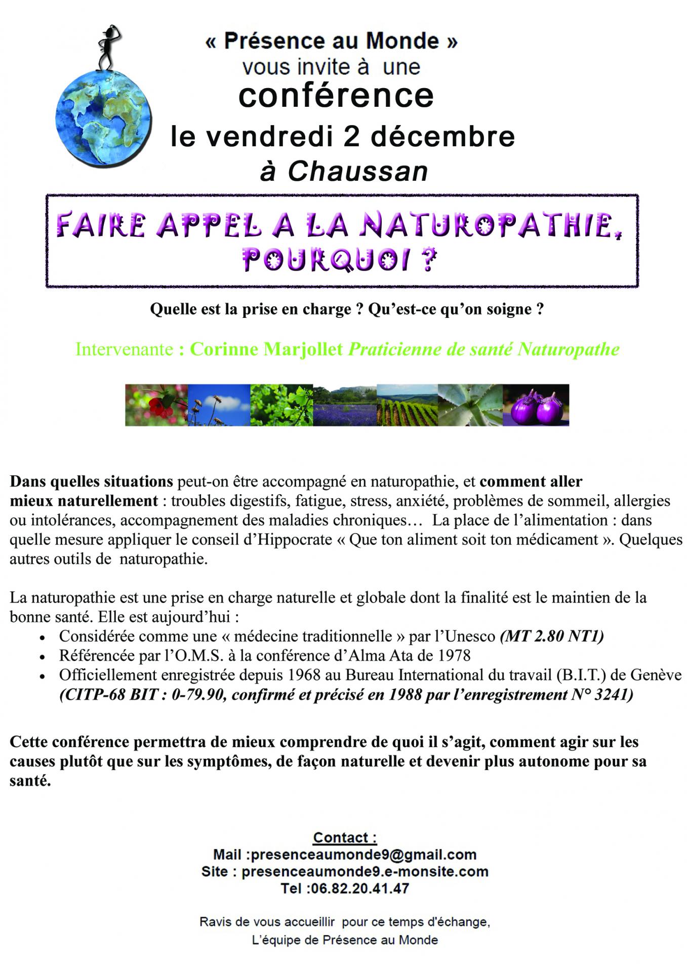 Affiche naturopathie